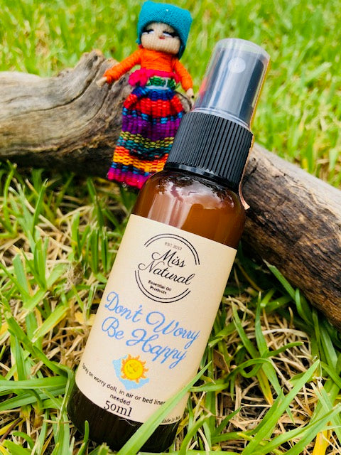 Don’t Worry Be Happy Spray with Worry Doll